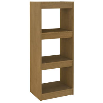 The Living Store Boekenkast - Massief grenenhout - 40x30x103.5 cm - Honingbruin