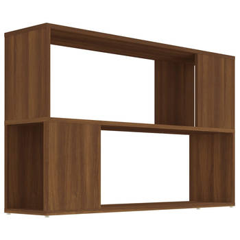 The Living Store Boekenkast - Bruineiken - 100 x 24 x 63 cm - Modern design