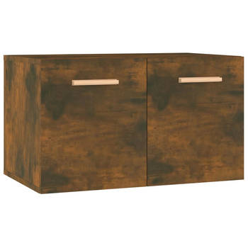 The Living Store Wandkast - Gerookt Eiken - 60 x 36.5 x 35 cm (B x D x H)