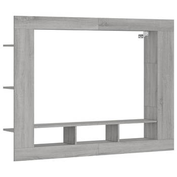 The Living Store TV-meubel - Trendy en praktisch - Wandgemonteerd tv-kastje - Afmetingen- 152 x 22 x 113 cm - Ken-