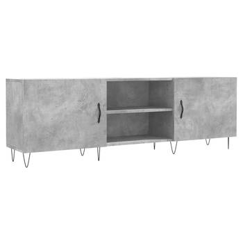 The Living Store TV-meubel Betongrijs - 150 x 30 x 50 cm - Trendy design