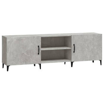 The Living Store TV-kast - Betongrijs - 150 x 30 x 50 cm - Klassieke stijl