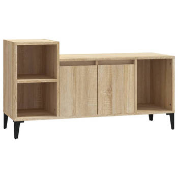 The Living Store Klassieke Tv-kast - Sonoma Eiken - 100x35x55 cm