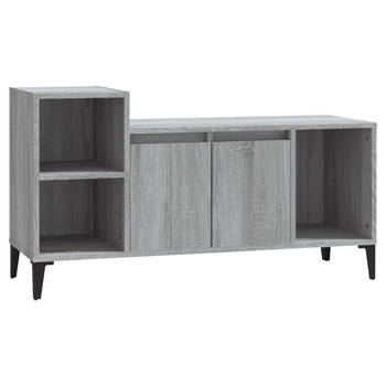 The Living Store Tv-kast Classic - Tv-meubel - 100 x 35 x 55 cm - Grijs sonoma eiken