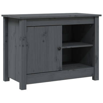 The Living Store Tv-meubel - - Houten - 70 x 36.5 x 52 cm - Grijs