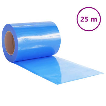 The Living Store Deurgordijn PVC - Blauw 300mm x 2.6mm - Duurzaam - Aanpasbare - Multifunctioneel - Breed toepasbaar