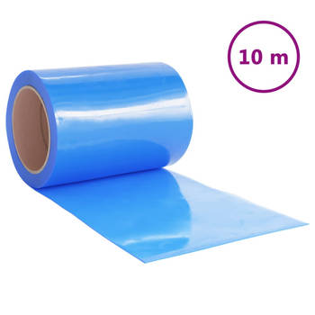 The Living Store PVC Deurgordijn - 300x2.6mm - Duurzaam materiaal - Aanpasbare - Multifunctioneel - Blauw