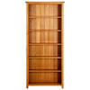 The Living Store Boekenkast Robuust Eikenhout - 80x22.5x180cm - 6 schappen