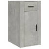 The Living Store Bureaukast - Betongrijs - 40 x 49 x 75 cm - Duurzaam materiaal