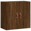 The Living Store Wandkast Bruineiken - 60 x 31 x 60 cm - Duurzaam bewerkt hout