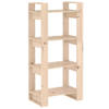 The Living Store Boekenkast Solid Pine - 60 x 35 x 125 cm - veelzijdige opbergruimte