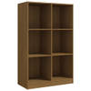 The Living Store Opbergkast Houten Meubel - 70 x 33 x 110 cm - Honingbruin