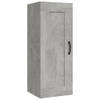 The Living Store Hangkast Betongrijs 35x34x90 cm - Bewerkt Hout