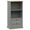 The Living Store VIGO Boekenkast - 60 x 35 x 114.5 cm - Massief grenenhout