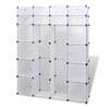 The Living Store Modulaire Kast Kunststof - 37 x 146 x 180.5 cm - Wit