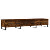 The Living Store Televisiekast Smoked Oak - 150 x 36 x 30 cm - Trendy design - Stevig materiaal