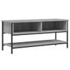 The Living Store TV-kast Industrial - Grijs Sonoma Eiken - 100 x 35 x 45 cm