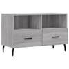 The Living Store TV-meubel Standish - Grijs Sonoma Eiken - 80 x 36 x 50 cm