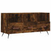 The Living Store Tv-meubel - Gerookt eiken - 102 x 36 x 50 cm