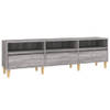 The Living Store Tv-kast Klassiek Grijs Sonoma Eiken - 150 x 30 x 44.5 cm - Duurzaam materiaal