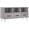 The Living Store TV-meubel s - Media-kast - 102 x 36 x 50 cm - Grijs Sonoma Eiken