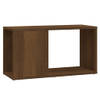 The Living Store Tv-meubel - Tv-kast - 60x24x32 cm - Bruineiken