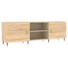 The Living Store Televisiekast Sonoma Eiken - TV-meubel 150x30x50 cm