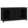 The Living Store Tv-kast Grenenhout - 103 x 36.5 x 52 cm - Zwart