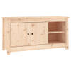 The Living Store TV-meubel Grenenhout - 103 x 36.5 x 52 cm - Stabiel frame