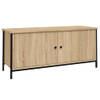 The Living Store Tv-meubel - Sonoma eiken - 102 x 35 x 45 cm - Duurzaam materiaal