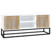 The Living Store Tv-meubel - Trendy en praktisch - 105 x 30 x 45 cm - Wit