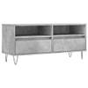 The Living Store TV-meubel Betongrijs - 100 x 34.5 x 44.5 cm - Ruime opbergruimte