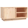 The Living Store Tv-meubel Massief Grenen - 80 x 35 x 40.5 cm - Rustiek uiterlijk