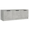 The Living Store TV-kast - Betongrijs - 102 x 35 x 36.5 cm - Stevig bewerkt hout