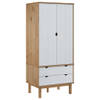 The Living Store - OTTA Kledingkast - 76.5 x 53 x 172 cm - Massief grenenhout