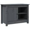 The Living Store Tv-meubel - - Houten - 70 x 36.5 x 52 cm - Grijs