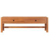 The Living Store Houten TV-meubel - Teakhout - 120 x 40 x 45 cm - Rustiek design