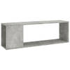 The Living Store TV-kast - Betongrijs - 100 x 24 x 32 cm - stevig en duurzaam