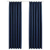 The Living Store Gordijn The Living Store - Gordijn - Polyester - 140 x 225 cm - Blauw