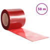 The Living Store Deurgordijn PVC - 200mm x 1.6mm - Rood - Multifunctioneel isolatiegordijn