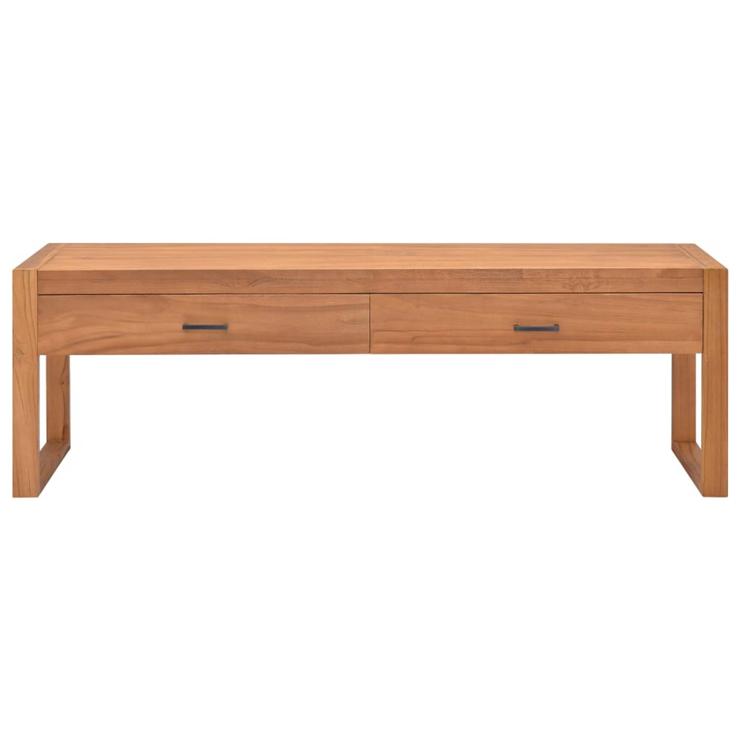 The Living Store Tv-meubel 120x40x45 cm massief teakhout