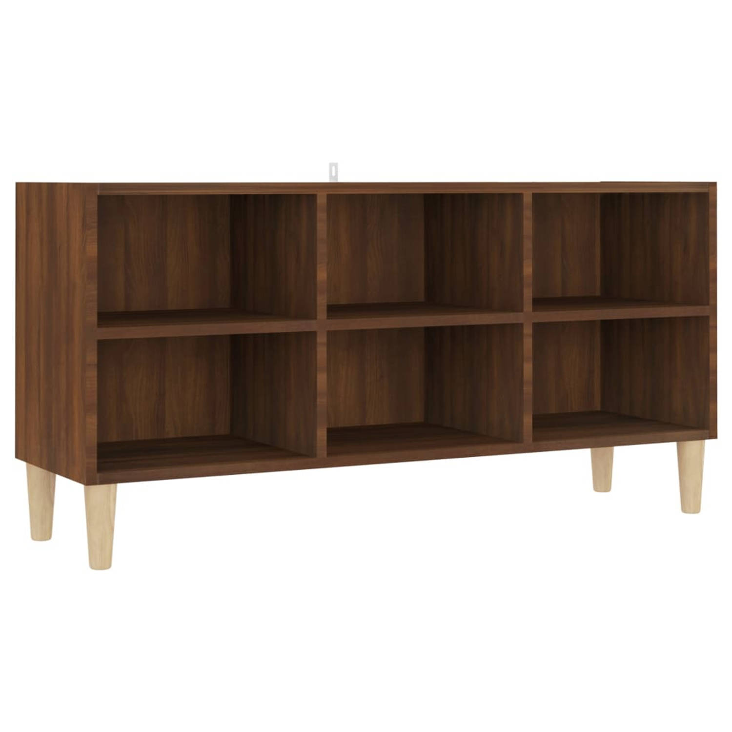 The Living Store Bedkastje Scandinavische Charme - Bruineiken - 103.5x30x50 cm