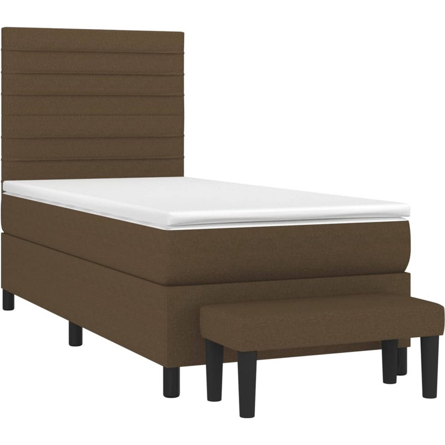 The Living Store Boxspringbed - Bed + pocketvering matras - Middelharde ondersteuning