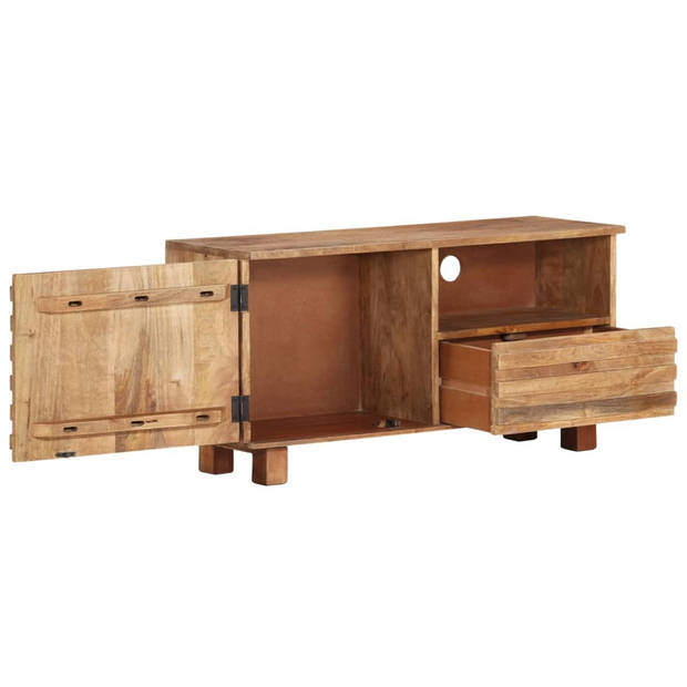 vidaXL Tv-meubel 90x30x45 cm massief mangohout