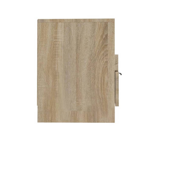 vidaXL Tv-meubel 150x33,5x45 cm bewerkt hout sonoma eikenkleurig