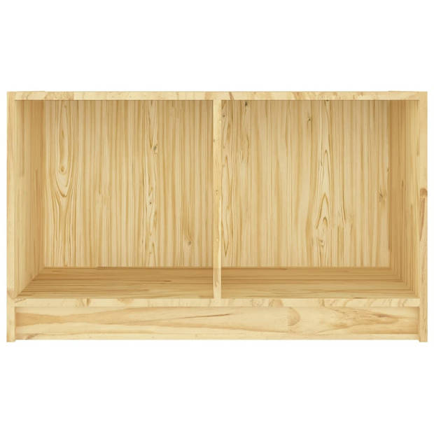 The Living Store Tv-meubel - Grenenhout - 70 x 33 x 42 cm - Stevig en praktisch