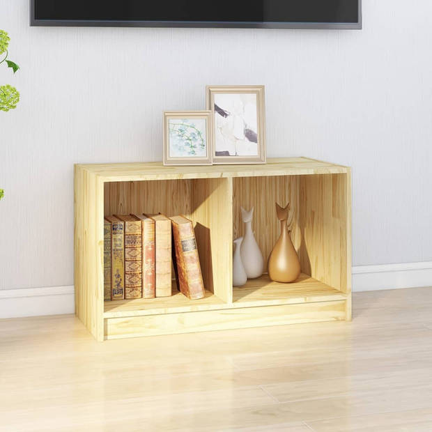 The Living Store Tv-meubel - Grenenhout - 70 x 33 x 42 cm - Stevig en praktisch