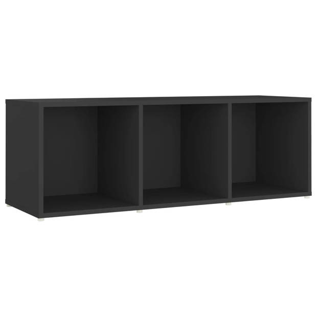 The Living Store Televisiemeubelset Classic - TV-meubels - grijs - 37 x 35 x 37 cm / 72 x 35 x 36.5 cm / 107 x 35 x 37