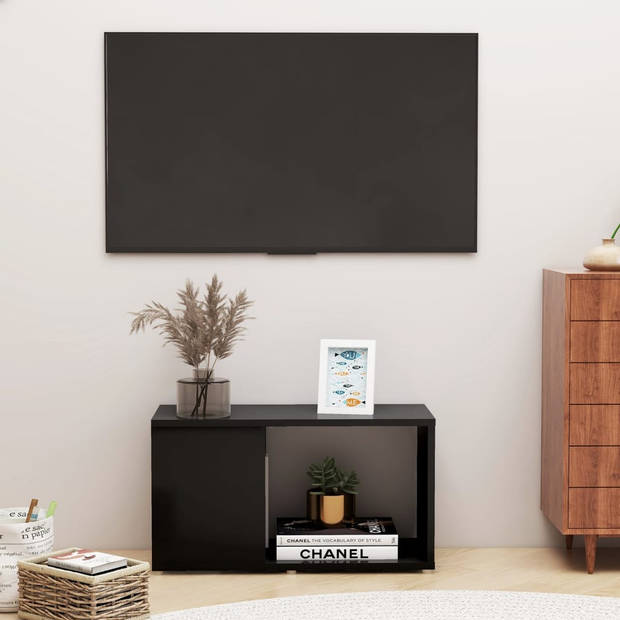 The Living Store Televisiekast TV-kast - 60 x 24 x 32 cm - zwart