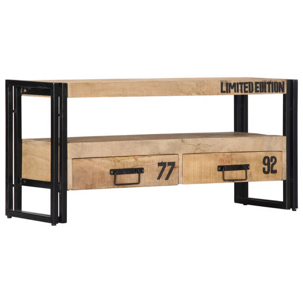 vidaXL Tv-meubel 100x30x45 cm massief mangohout